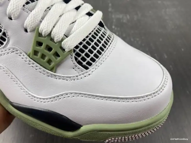 4 WMNS AQ9129-103 Seafoam Jordan Air 0630